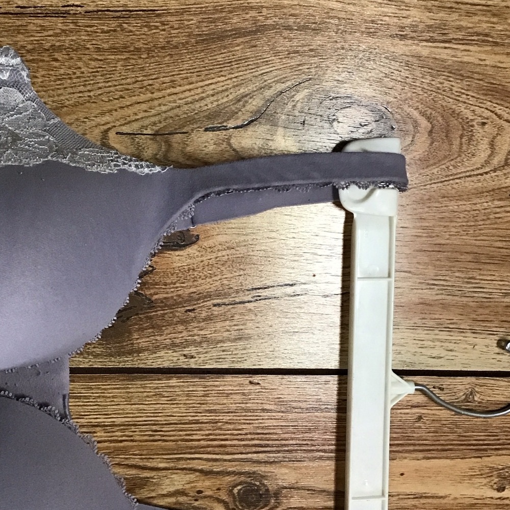 2/$25 Victoria's Secret 38E (DD) Lavender Lace-Trim T-Shirt Bra - Picture 5 of 15